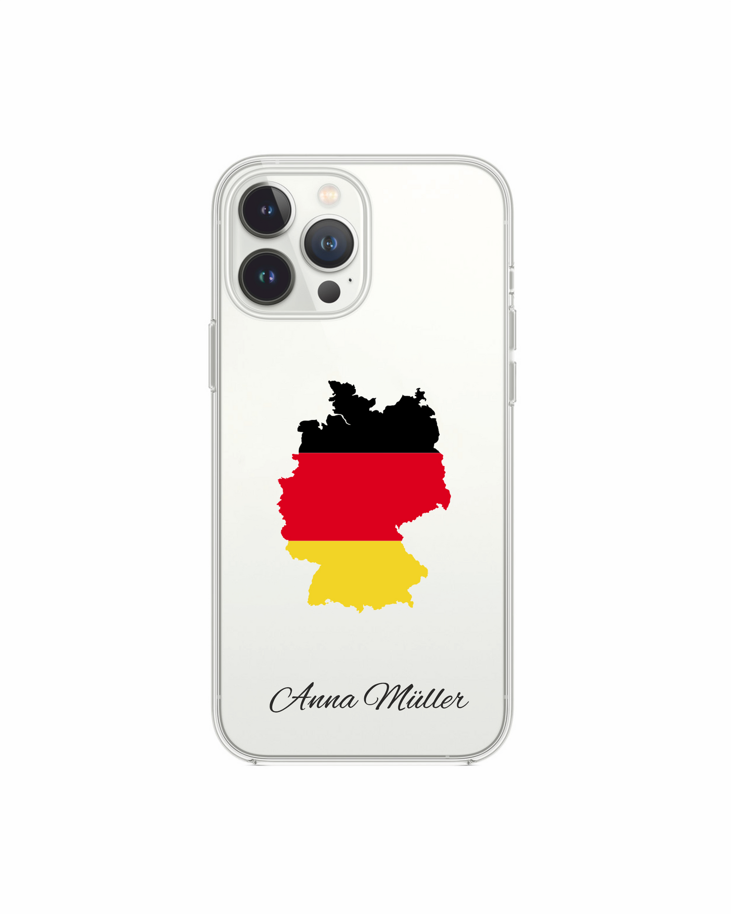 Germany Map mobile phone case with flag