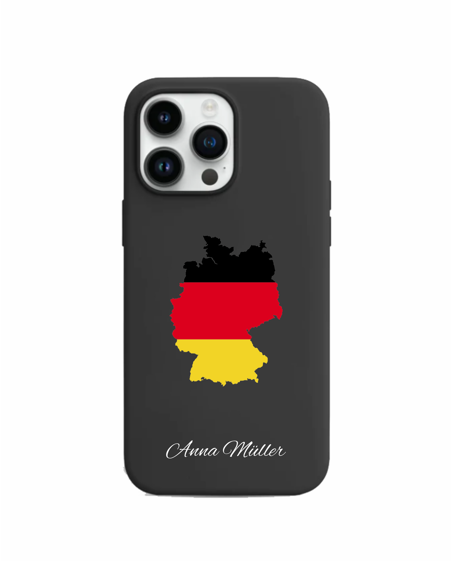 Germany Map mobile phone case with flag