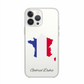 France Map phone case with flag