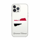 Yemen Map phone case with flag