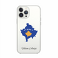 Kosovo Map phone case with flag