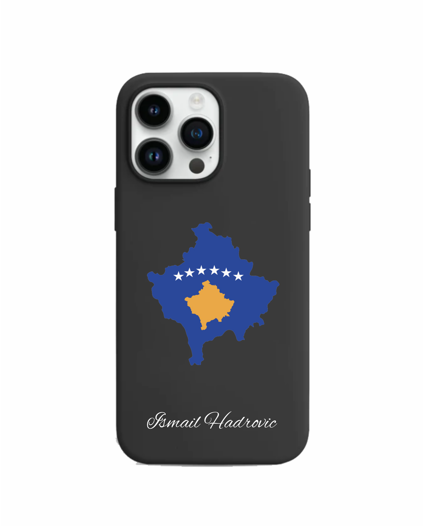 Kosovo Map phone case with flag