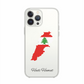 Lebanon Map phone case with flag