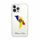 Romania Map phone case with flag