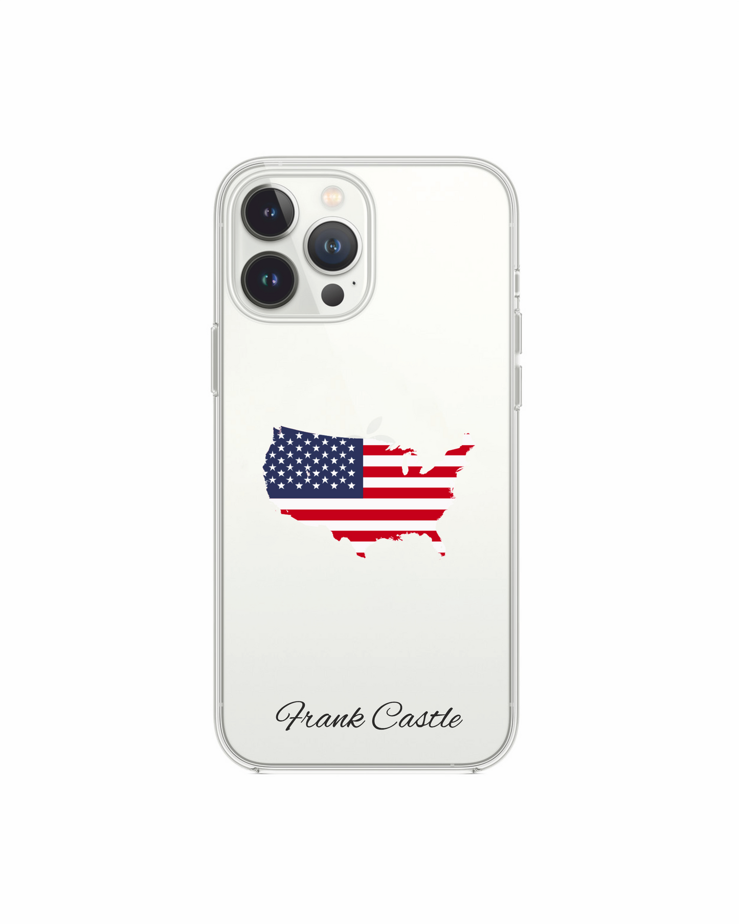 USA Map phone case with flag