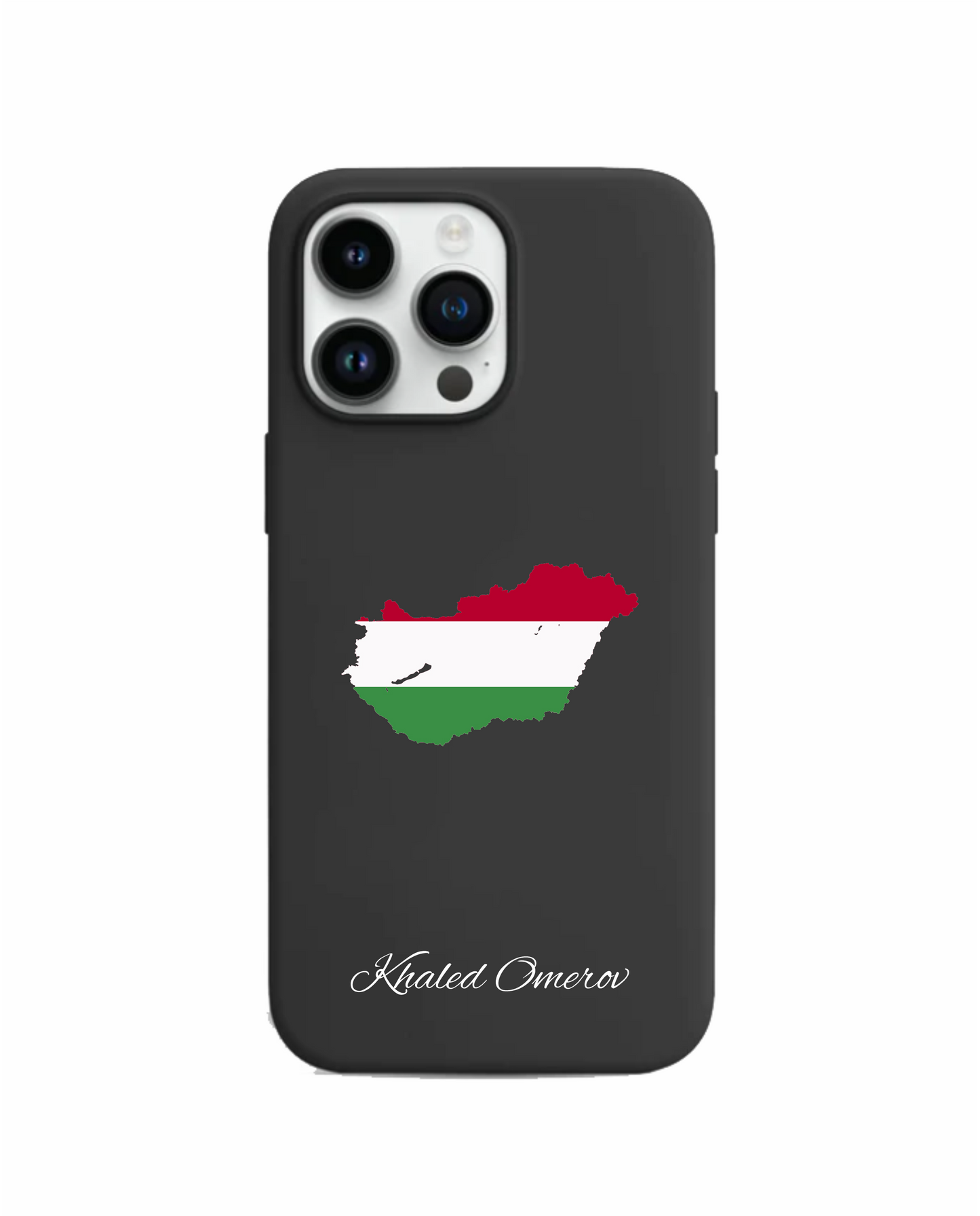 Hungary Map phone case with flag