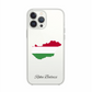 Hungary Map phone case with flag