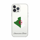 Algeria Map phone case with flag