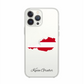 Austria Map phone case with flag