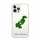 Pakistan Map phone case with flag