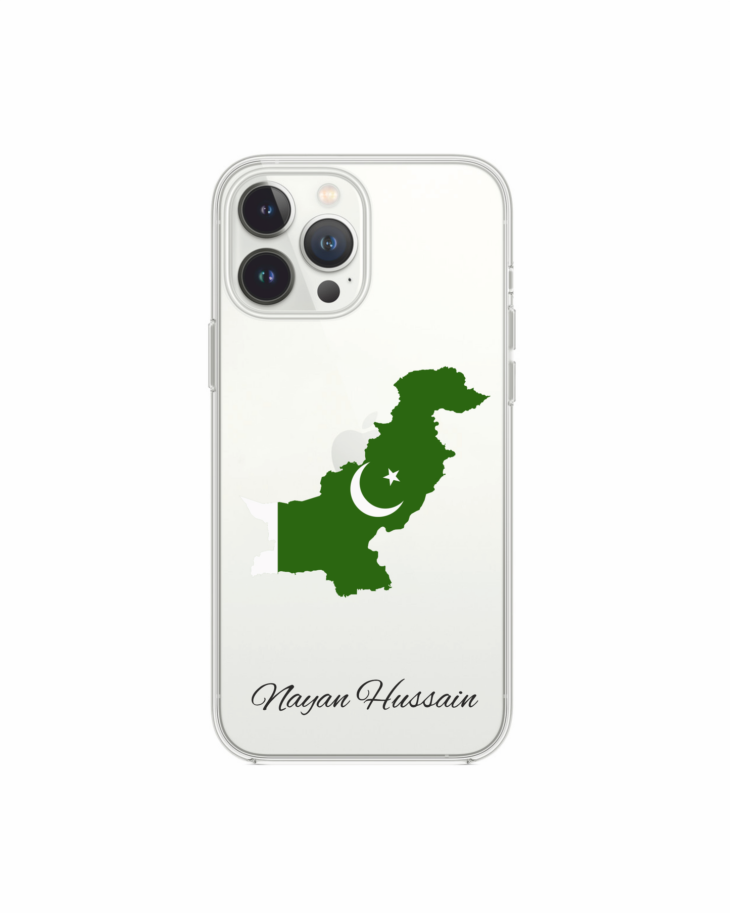 Pakistan Map phone case with flag