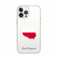 Poland Map phone case with flag