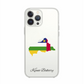 Central Africa Map phone case with flag