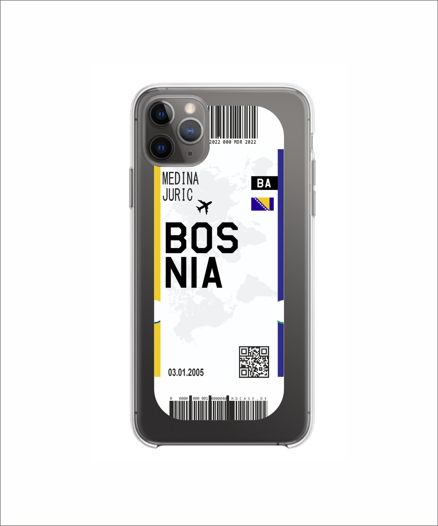 Mobile phone case in ticket design - Bosnia