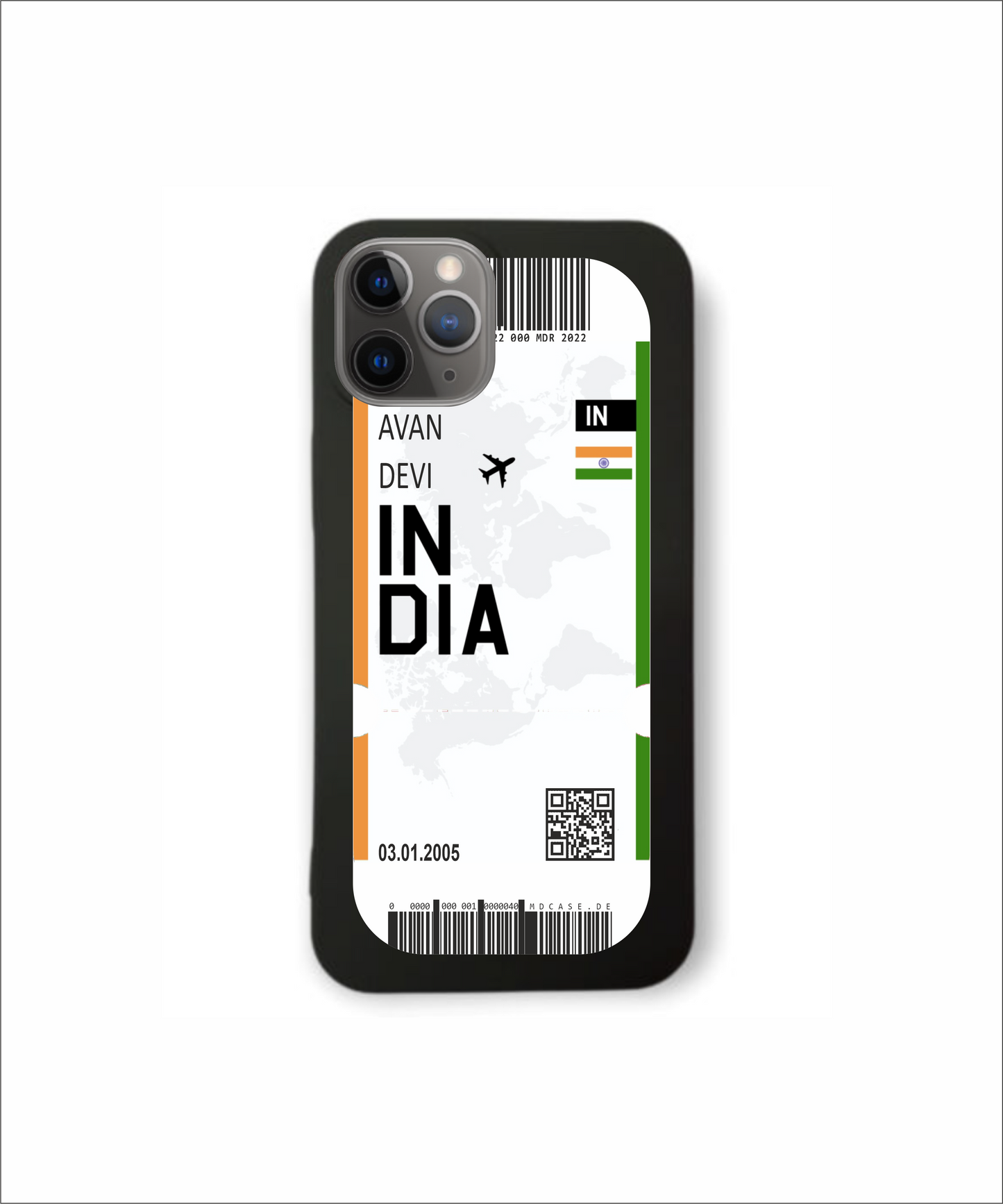 Mobile phone case in ticket design - India