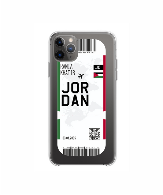 Mobile phone case in ticket design - Jordan