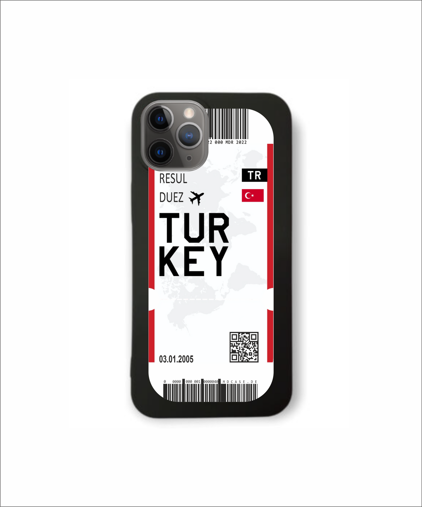 Mobile phone case in ticket design - Türkiye