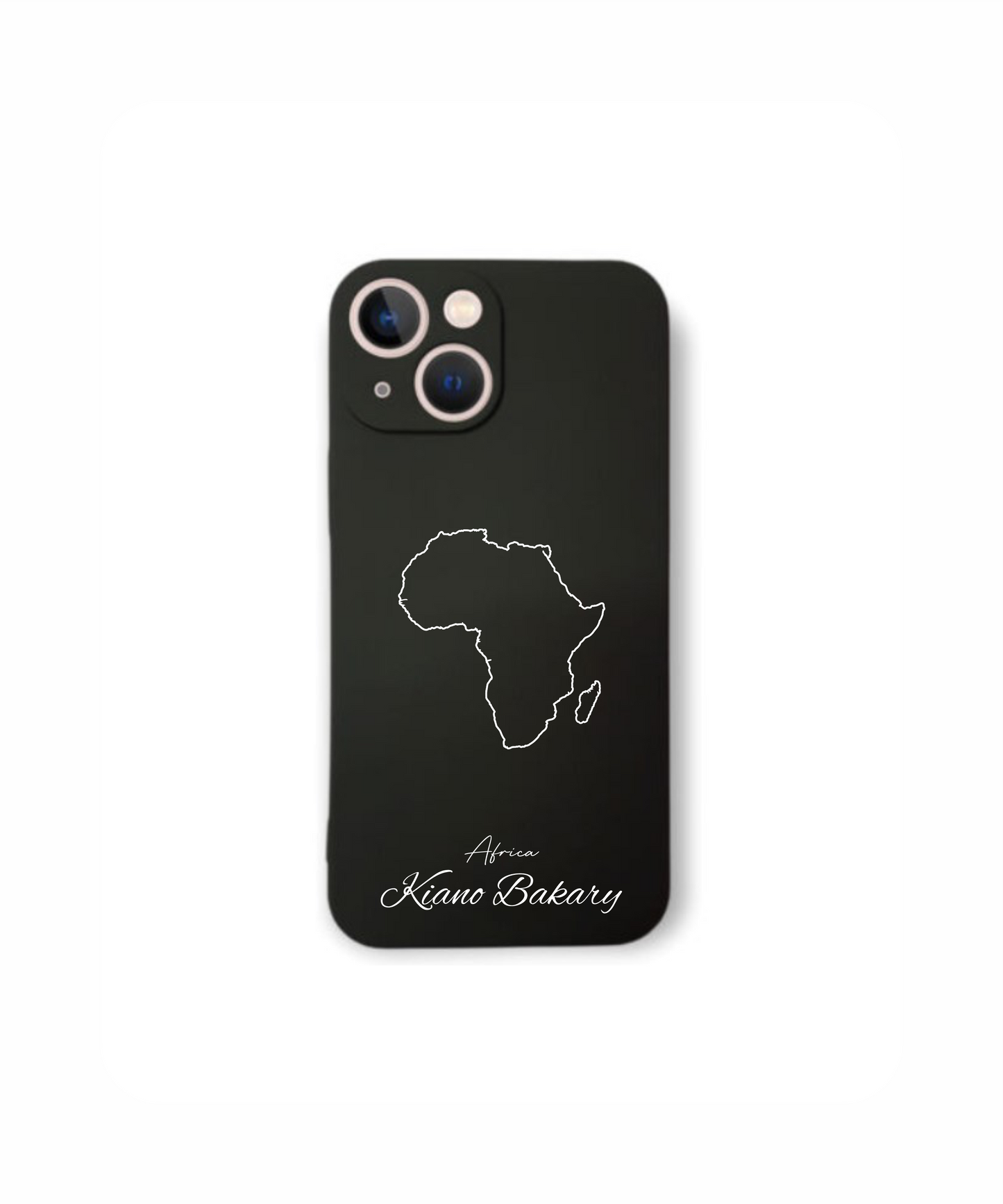 Mobile phone case with map - Africa